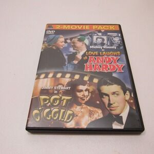 Mickey Rooney‎ Love Laughs Andy Hardy & Jimmy Stewart Pot O' Gold DVD